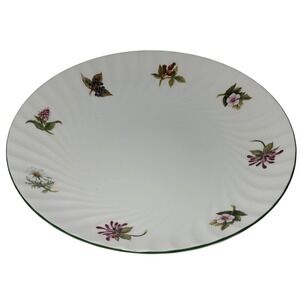 Royal Vale China Charger Under Plate Swirl Floral‎ Pattern Eleven In Mid Century